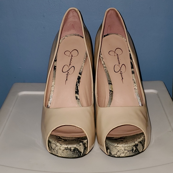 Updated!!! Jessica simpson amanda peep toe pump - Picture 4 of 8